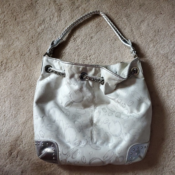 GG...ing Silver Real Leather Shoulder bag - Picture 2 of 3